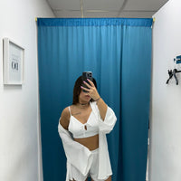 Coordinato blusa e shorts 2132