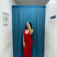 Vestito lungo con scollo 11265