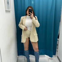 Coordinato giacca e shorts culotte 22191