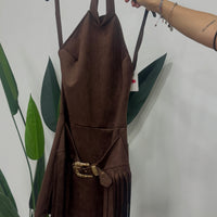 Velvet Gold Dress - 2082