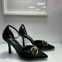 Décolleté con fibbia black