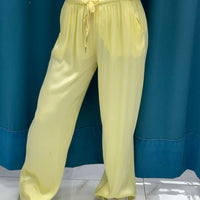 Pantalone palazzo satin 24205