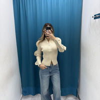 Chic Sleeve Crop - 9725