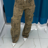 Jeans cargo shade beige 12020