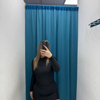 Vestito in lycra con scollo 12701