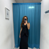 Coordinato gilet e gonna lunga 35554