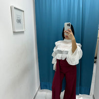 Camicia rouches 9306