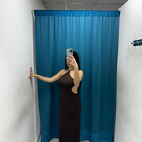 Vestito lungo con scollo sul retro 13659