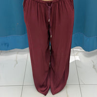 Pantalone palazzo satin 24205