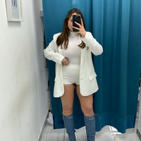 Coordinato giacca e shorts culotte 22191