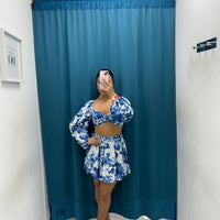 Coordinato top corto e gonna 6626