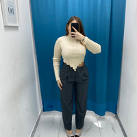 Pantalone slim fit grigio 1150