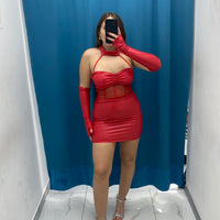 Vestito in ecopelle 6999