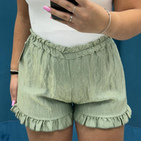 Shorts rouches satin 305555