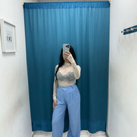 Pantalone wide leg 15592
