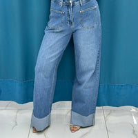 Jeans risvolto 3555