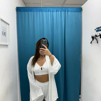 Coordinato blusa e shorts 2132