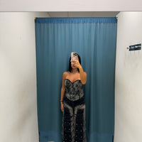 Jeans Wide Leg con Frange-22101