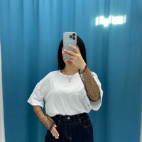 Gonna denim risvolto 1327