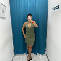 Vestito con scollo 6055