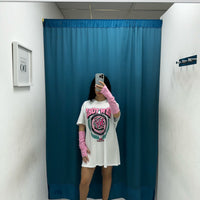 T-shirt con manicotti