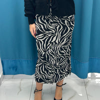 Gonna stampa animalier 33302