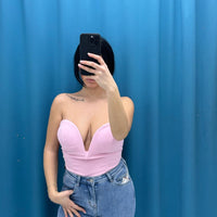 Top con scollo 2198