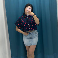 Camicia corta con disegni 5969