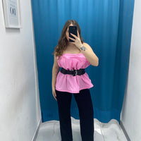 Top con cintura 2625