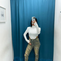 Jeans skinny strappi 3613