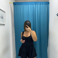 Vestito corto in lino 8983