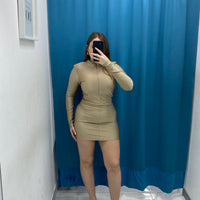 Vestito in lycra con scollo 12701