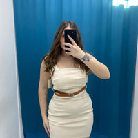 Vestito con cintura