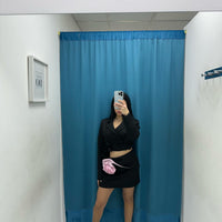 Coordinato giacca e gonna con rosa 13174