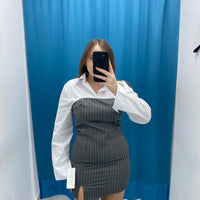 Vestito a righe
