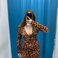 Vestito Leo con scollo 24854