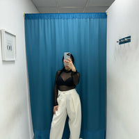Pantalone slouchy panna Lumina 2220