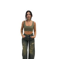 Crop Top "Khaki Balance"-98066