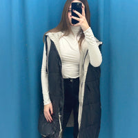 Gilet smanicato double face 229853