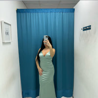 Vestito lungo raso 5266