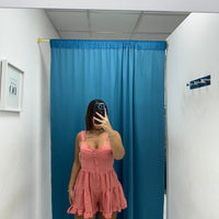 Vestito corto in lino 8983