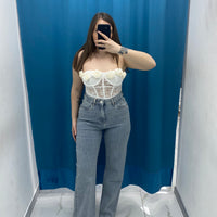 Top con rose 6003