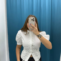 Camicia laced up 39412