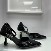 Décolleté vernice black