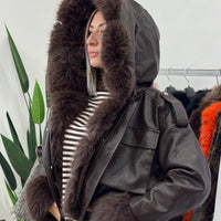 Brown Sugar Fur Jacket - 2475