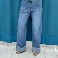 Jeans risvolto 3555