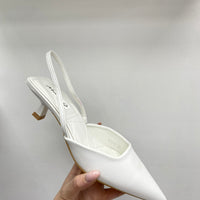 Décolleté mini bianco