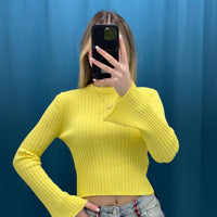Maglia"Flare Rib Tee"-35091