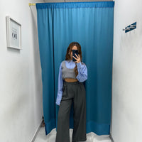 Pantalone a palazzo con bottoni 6152