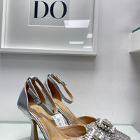 Décolleté argento
